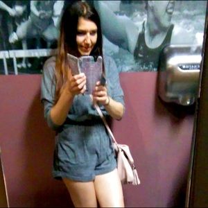 Gray jersey Jumper from Urban Outfitters